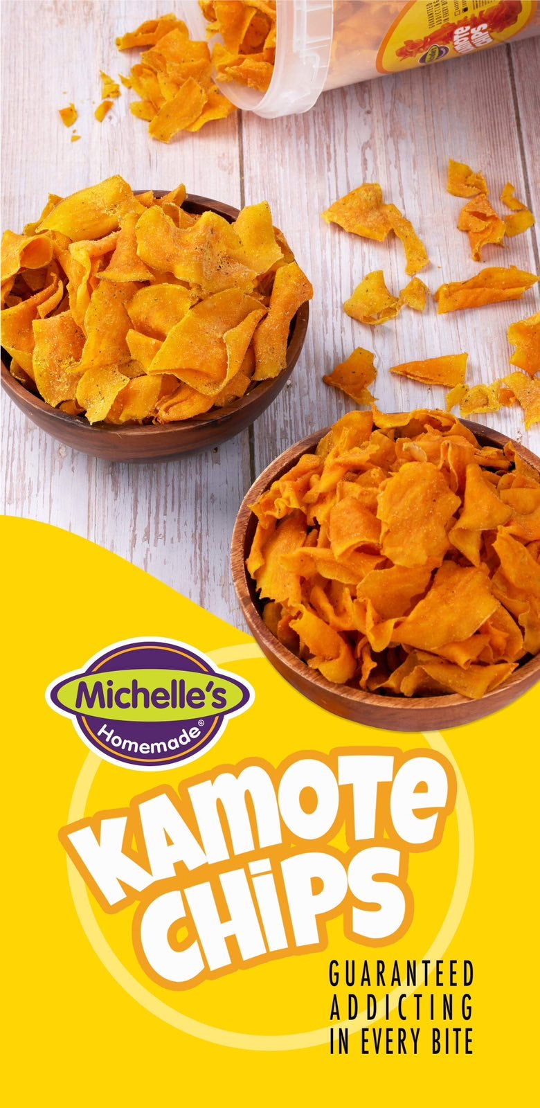 Kamote Chips Sour Cream flavor