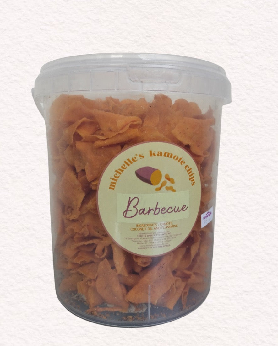 Kamote Chips Bucket BBQ flavor